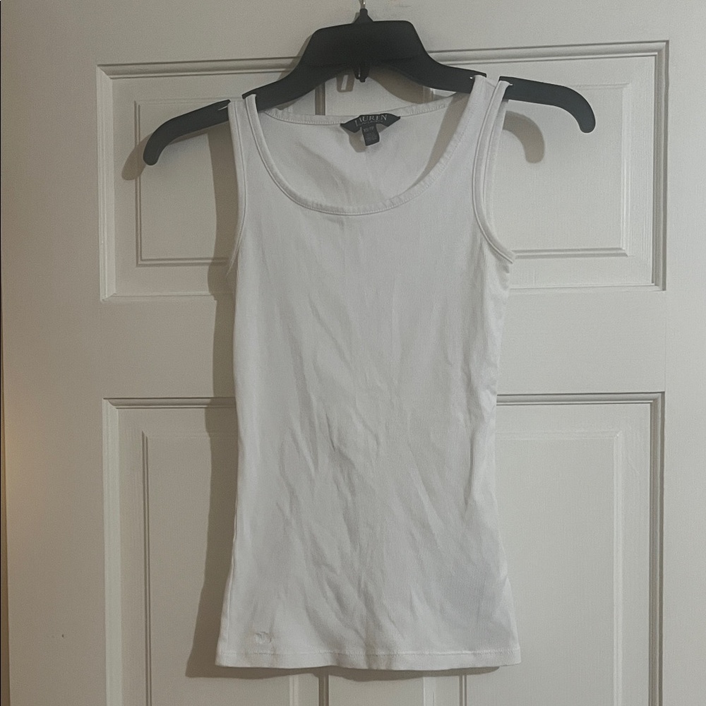 Pretty Ralph Lauren classic white tank top